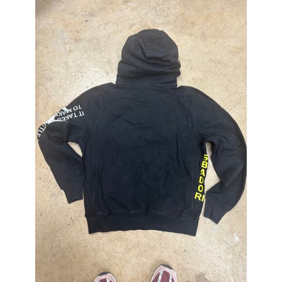 Champion 1919 Rare Men's Hoodie Pullover Thick Graphic Black Size Medium - Picture 4 of 15